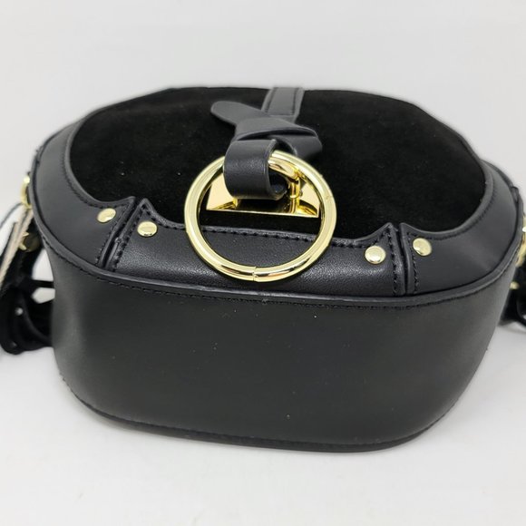 MANOUKIAN SUEDE TASSELS CROSSBODY BAG - Picture 3 of 8